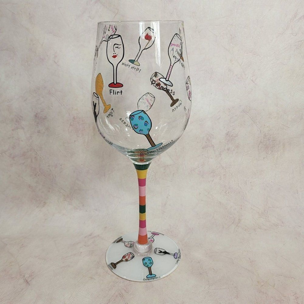 Lolita 16" Tall Multi-Wine Large Glass Drinkware Decor